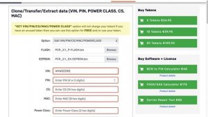 Continental Simos PCR2.1 Immo Editor ECU Clone Tool Transfer Extract Edit VIN PIN CS MAC POWERCLASS