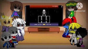 undertale reacts to former time trio phase 1 and 1.5