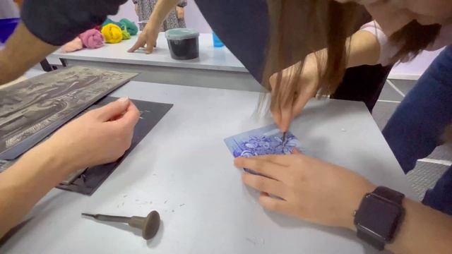 Мастер-класс Линогравюра в Tokkozha Art Studio