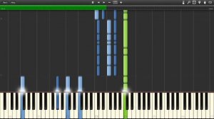 Макс Корж - Пламенный свет Piano (Synthesia)