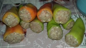 Заморозка фаршированных перцев на зиму
