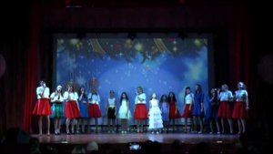 Финальная песня Шанте Конфетtи и ведущая ;) Новогодний Концерт КСК Олимп Сорум 2017