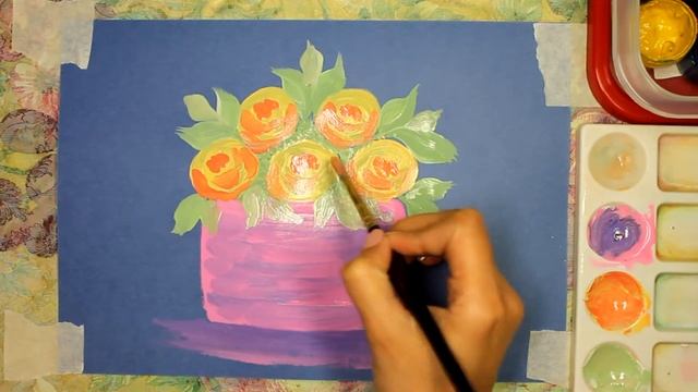 Как нарисовать цветы.