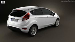 Ford Fiesta hatchback 5-door (EU) 2012 by 3D model store Humster3D.com