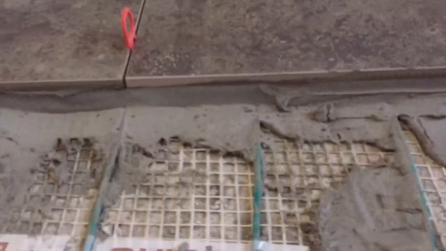 Делаем электрический тёплый пол под керамогранит