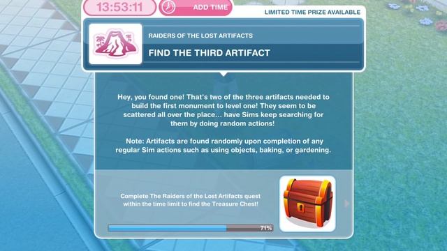 Sims Freeplay | Raiders of the Lost Artifacts Walkthrough