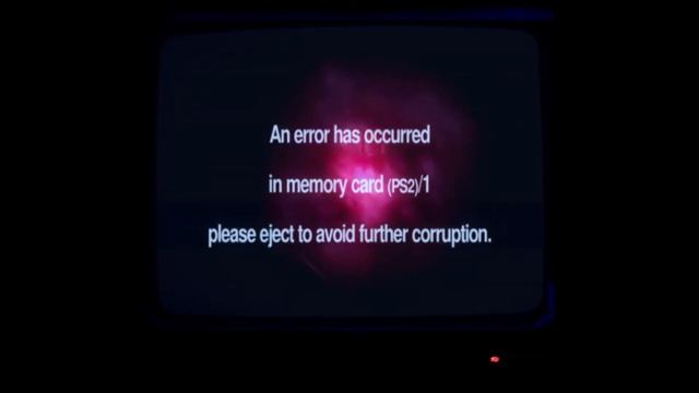PS2 scary fatal error screen смотреть онлайн