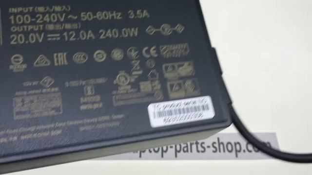 Brand New ADP-240EB B Laptop AC Adapter for ASUS GX550LXS G513QM G713QM G733QS Series смотреть онлайн