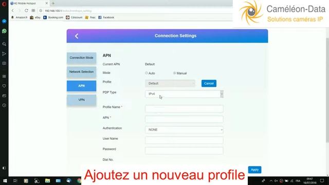 Configuration APN sur gamme 4G смотреть онлайн