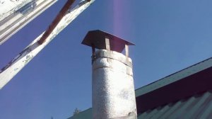 Вытяжная труба на крыше. часть 1