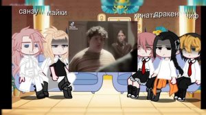 Tokyo Revengers react to Takemichi as Andrey(Coat)/1/1/Реакция ТМ На Такемичи Как Андрей(Пальто)1/1