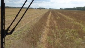 Подготовка комбайна и первый выезд на горох