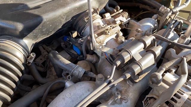 Subaru. Вентиляция картера : клапан засорился или замерз. Очистка. смотреть онлайн