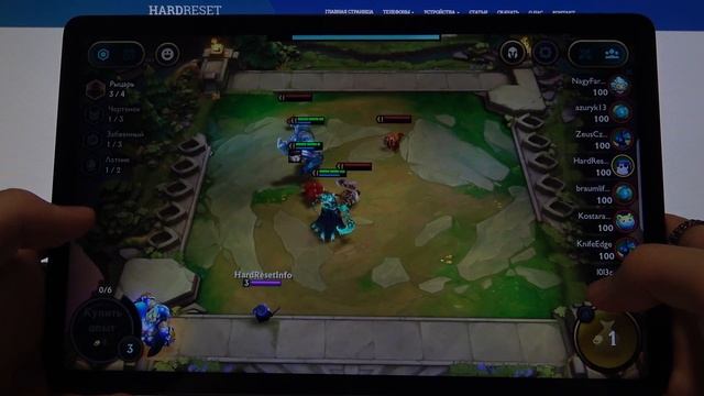 Геймплей в TFT mobile на Lenovo Tab P11. Тест производительности Lenovo Tab P11 в играх смотреть онлайн