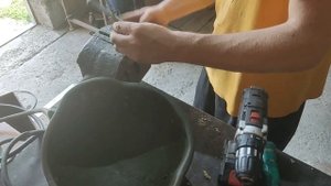 Установка рельс на шлем 6б7-1М