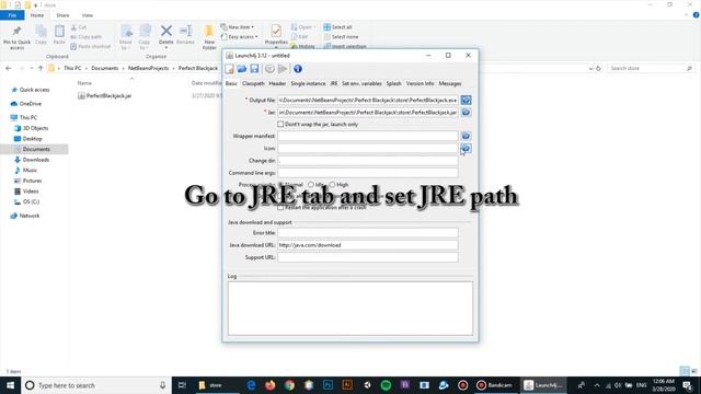 How to create EXE from JAR file with Launch4j смотреть онлайн