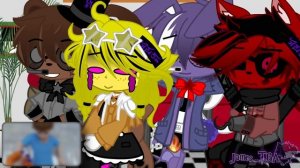 FNAF 1 Reacts To FNAF SB - ASTRAY | FNaF | (Gacha Club)