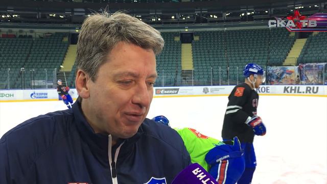 Харийс Витолиньш перед матчем с «Авангардом» смотреть онлайн