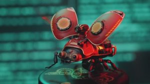 Жук-разведчик (Scout Beetle) ROKR MI02 - сборная модель, механический конструктор, 3d пазл