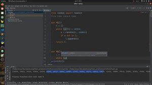 Генерация списка случайных уникальных чисел. Пишем функции. Python. Александр Килинкаров