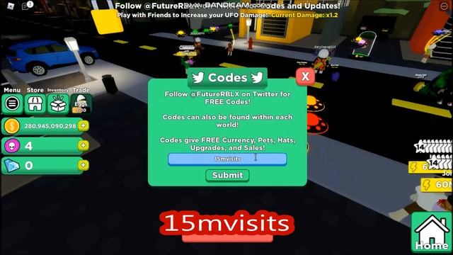 *ALL CODES WORK* [SPOOKY] NEW CODES! UFO Simulator ROBLOX | OCTOBER 10, 2021 смотреть онлайн