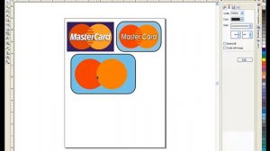 MasterCard created in Corel Draw