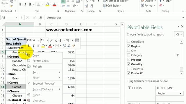 How to Group Text Items in an Excel Pivot Table смотреть онлайн
