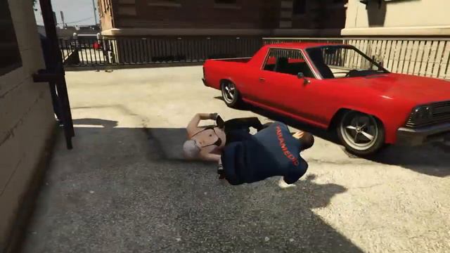 WWE-STYLE WRESTLING IN GTA 5 # 1 : Realistic and Brutal Finishers with Ragdoll Physics смотреть онлайн