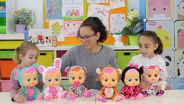 Nuevos Bebés Llorones y Mini Bebes Lagrimas Mágicas! Dotty, Nala y Lady. смотреть онлайн