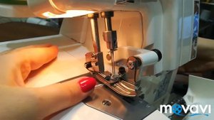 Как отключить (убрать) нож на оверлоке.