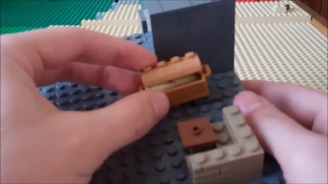 Lego Minecraft Mini-Fig Scale Village Tutorial Part 2 Blacksmith смотреть онлайн