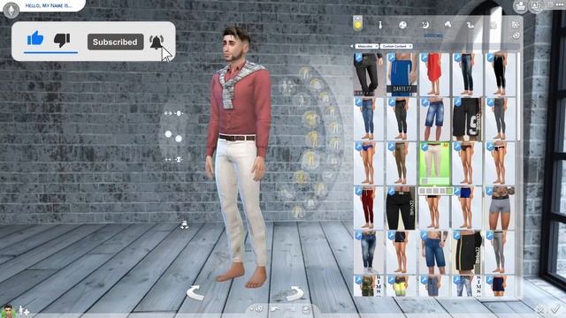 CAS Alpha CC || Dave Schaefer || The Sims 4 смотреть онлайн