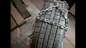 Цепи противоскольжения на ниву своими руками.