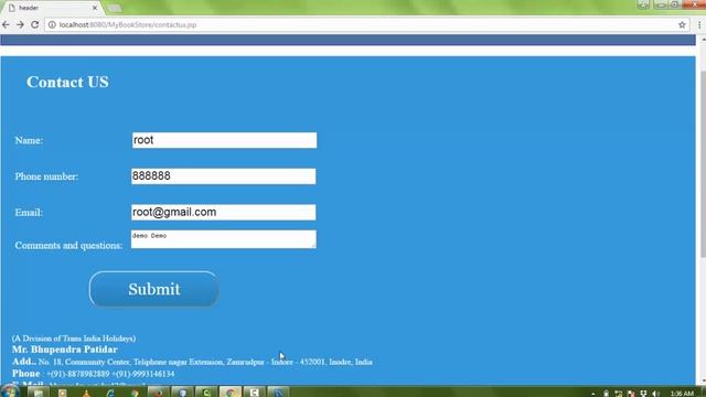 java web project using jsp , servlet , css , netbeans , mysql