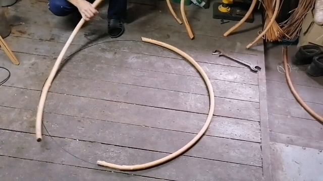 Кресло Papasan  натуральной ивы ручная работа. часть 1