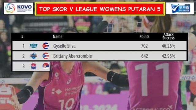 AMUNISI BARU PINK SPIDERS❗UPDATE HASIL, TOP SKOR DAN KLASEMEN LIGA VOLI KOREA SELATAN PUTARAN 5 смотреть онлайн