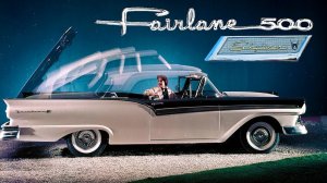 FORD SKYLINER (1957-1959) - Первый Американский Купе-кабриолет