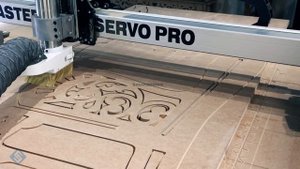 Стул из МДФ на фрезерном станке с ЧПУ Master 1515 SERVO PRO. Savinsname.