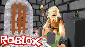 Спидран по игре 🎮Roblox Побег из подземелья Обби!🎮 на xbox series x