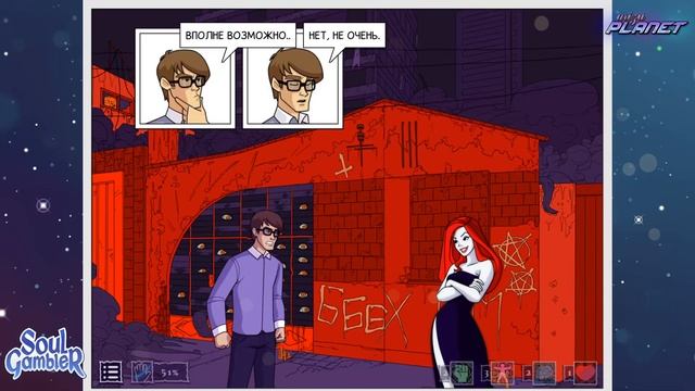 ??️ ПРОДАЛА ДУШУ ДЬЯВОЛУ и... | Soul Gambler | ОБЗОР визуальной новеллы | смотреть онлайн