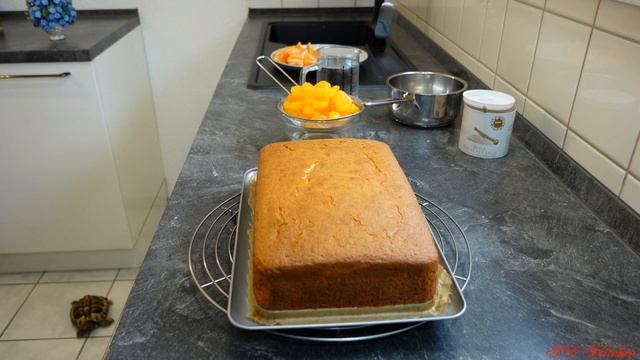 Мандариновый пирог. Мандариновые облака. Авторский рецепт. Mandarinen Kuchen.