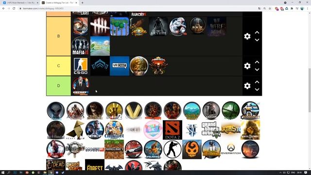 Tier list игр за 13 лет смотреть онлайн