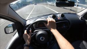 Автомобиль Swatch | Тестируем Smart Forfour | Чуть не улетел с дороги