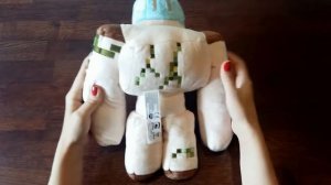 Мягкая игрушка Железный Голем - обзор. Iron Golem Minecraft Review