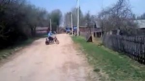 Мопед Дельта с коляской. Самоделка.