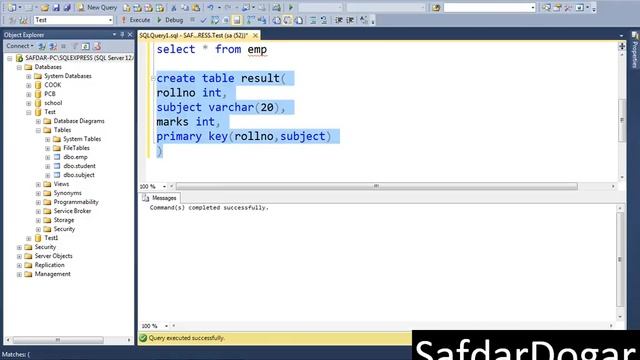 6. Add Constraint in SQL( Null/Not Null,Unique, Primary,Foreign,Check,Default Key)