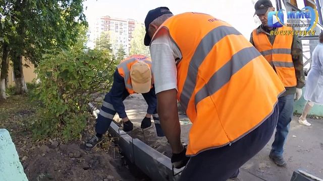 Благоустройство территории Первой районной больницы Воскресенска