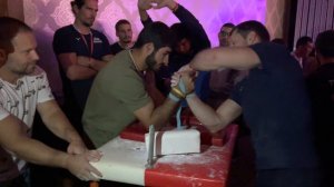 WAF Worlds 2022 | Mindaugas Tarasaitis vs Arman Hovhannisyan | Side table practice Armwrestling