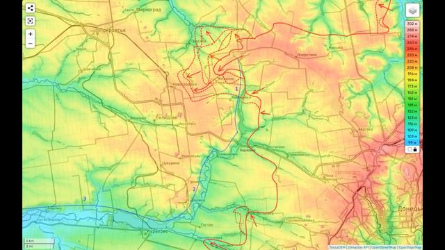 Обстановка на Донецком направлении 20 августа
