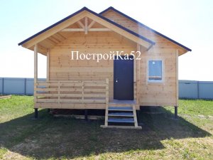 Каркасный дом 6х6 видеообзор ПостройКа52. Строительство каркасных домов в Нижнем Новгороде